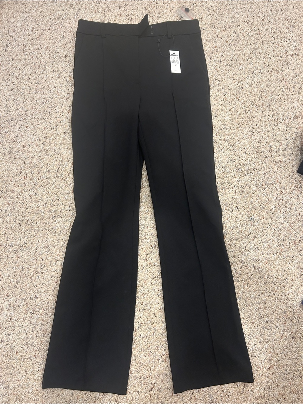Express Black Women's Tailored Boot High Rise Pants